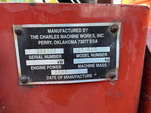 1996 ditch witch jt 820 mobiele boorinstallatie - afbeelding 26 van  32
