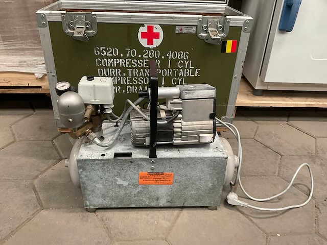 1996 durr-dental wa-035 compressor olievrij - afbeelding 2 van  9