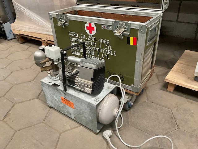 1996 durr-dental wa-035 compressor olievrij - afbeelding 3 van  9