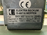 1996 elektra beckum bkh450 zaagtafel - afbeelding 7 van  7