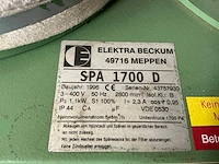 1996 elektra beckum spa 1700 d mobiele filterafzuiginstallatie - afbeelding 4 van  5