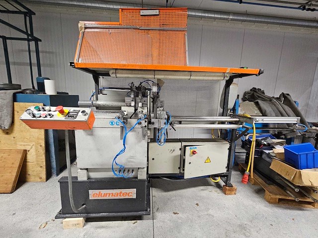 1996 elumatec sa 142/25 automatische aluminium afkortzaag - afbeelding 1 van  6