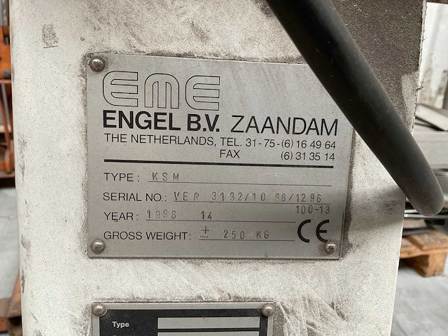 1996 eme ksm kartonkoker snijmachine - afbeelding 5 van  6