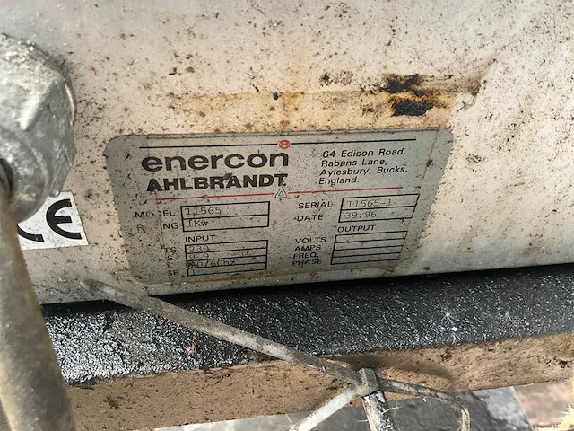 1996 enercon ahlbrandt 11565 inductiesealmachine - afbeelding 4 van  5