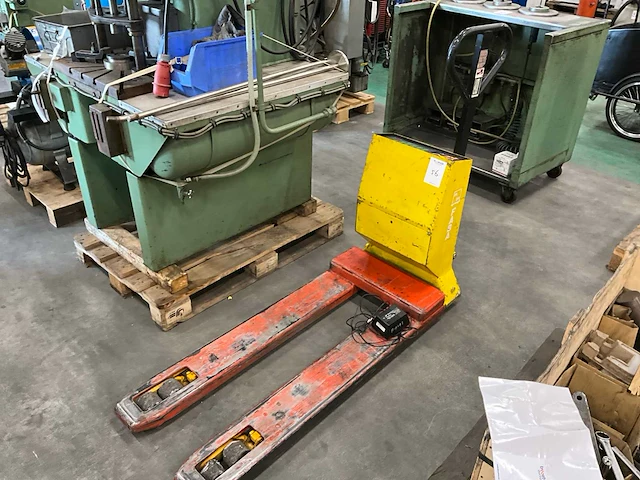 1996 esra hy-uw 2000a hand hydraulische palletwagen - afbeelding 1 van  5