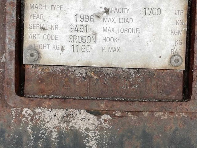 1996 eurosteel graafbak / puinriek - afbeelding 6 van  6