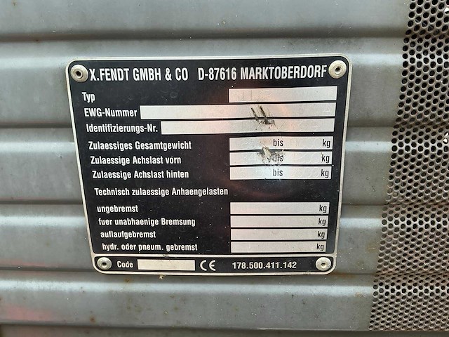 1996 fendt 511c vierwielaangedreven landbouwtractor - afbeelding 7 van  13