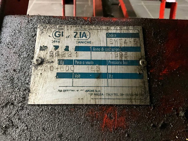 1996 grazia smt4-5 motorhefbrug 500kg (2x) - afbeelding 6 van  6