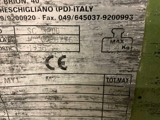 1996 griggio sc 3200 formaatcirkelzaagmachine - afbeelding 4 van  20