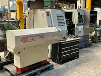 1996 hwacheon hi-eco31a cnc-draaibank met hatec stafaanvoer - afbeelding 14 van  16