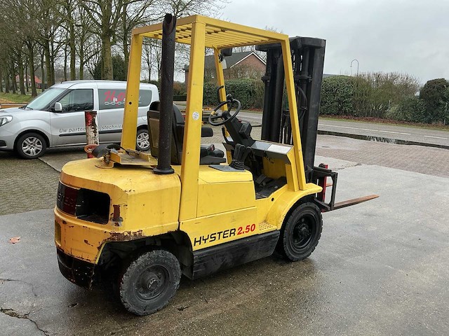 1996 hyster h 2.50 xm 2.500 kg vorkheftruck - afbeelding 7 van  12