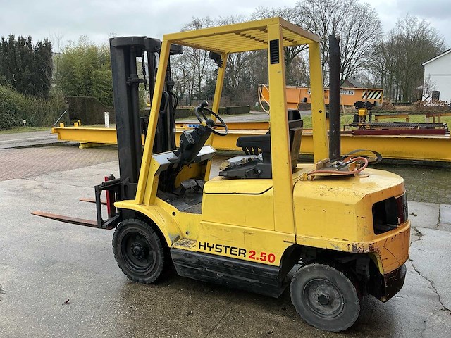 1996 hyster h 2.50 xm 2.500 kg vorkheftruck - afbeelding 9 van  12