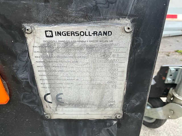 1996 ingersoll rand p101wd luchtcompressor - afbeelding 5 van  17