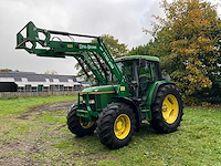 1996 john deere 6400 vierwielaangedreven landbouwtractor met voorlader - afbeelding 1 van  42