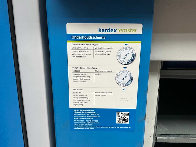 1996 kardex pharmtriever paternosterkast - afbeelding 5 van  7