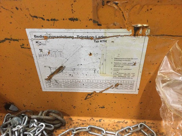 1996 kth heftruck telescoop lader - afbeelding 3 van  5