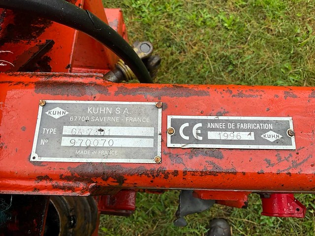 1996 kuhn ga7301 bandhark - afbeelding 9 van  23