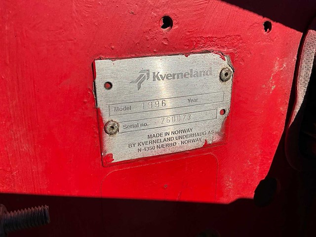 1996 kverneland un2600 aardappelrooier - afbeelding 17 van  22