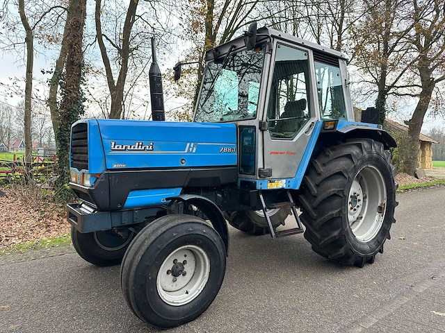 1996 landini 7880 tweewielaangedreven landbouwtractor - afbeelding 1 van  9