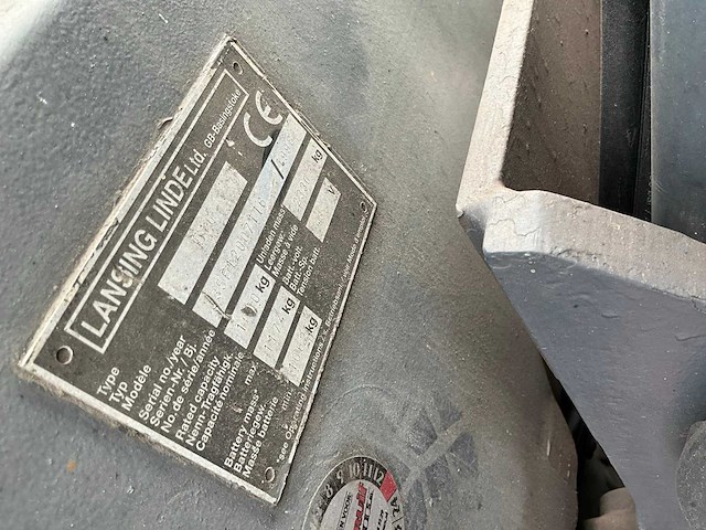 1996 linde e16 vorkheftruck - afbeelding 18 van  18