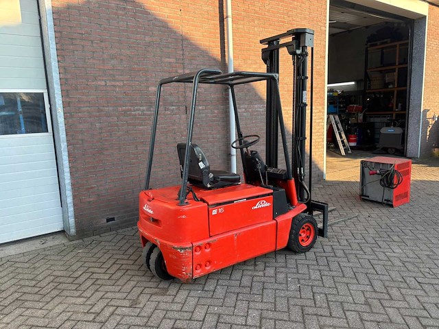 1996 linde e16s vorkheftruck - afbeelding 12 van  15