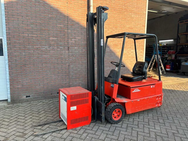 1996 linde e16s vorkheftruck - afbeelding 1 van  10