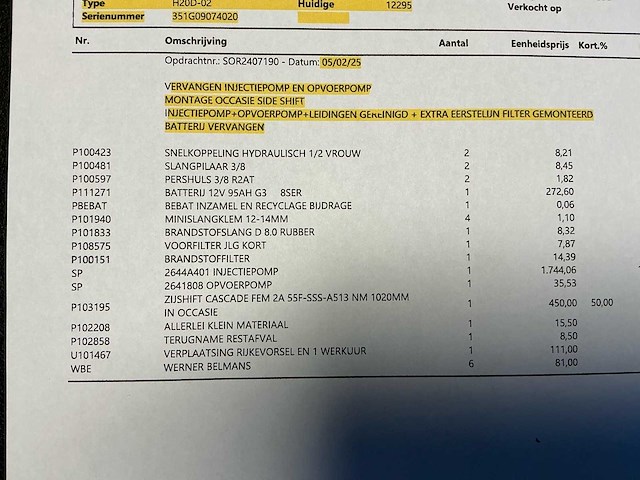 1996 linde h20d-02 vorkheftruck - afbeelding 13 van  20