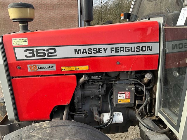1996 massey ferguson 362 18 speedshift tweewielaangedreven landbouwtractor - afbeelding 21 van  34