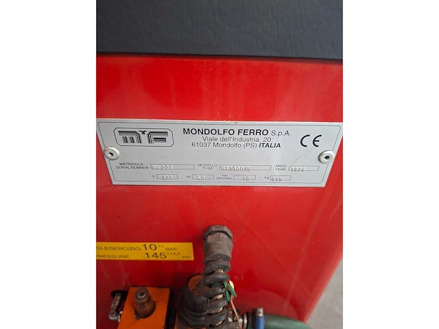 1996 mf mt2300 banden balanceerapparaat - afbeelding 9 van  10