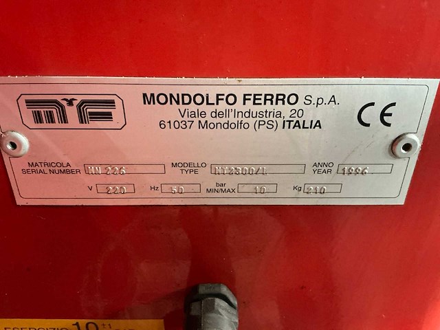 1996 mf mt2300 banden balanceerapparaat - afbeelding 6 van  10