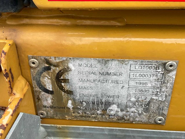 1996 mitsubishi ld1000b rupsdumper - afbeelding 15 van  21