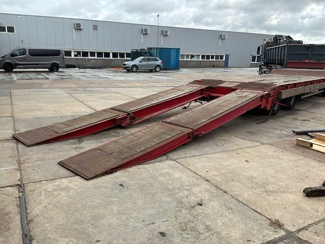 1996 nooteboom asd-40-22 getrokken dieplader aanhanger - afbeelding 3 van  16