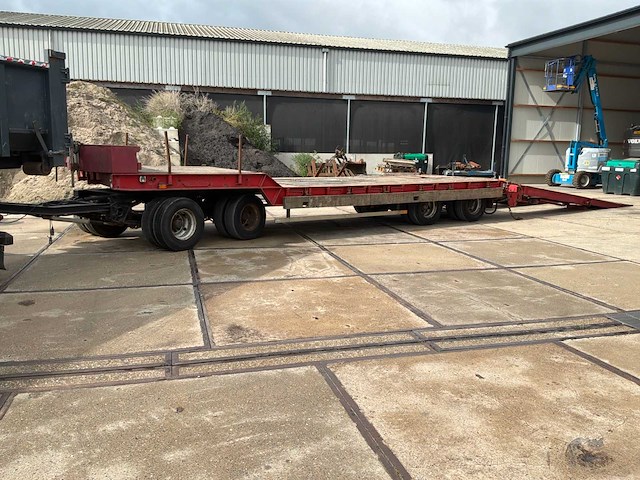 1996 nooteboom asd-40-22 getrokken dieplader aanhanger - afbeelding 9 van  16