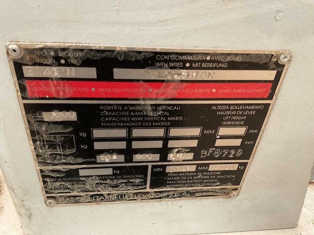 1996 om e40n vorkheftruck - afbeelding 3 van  19