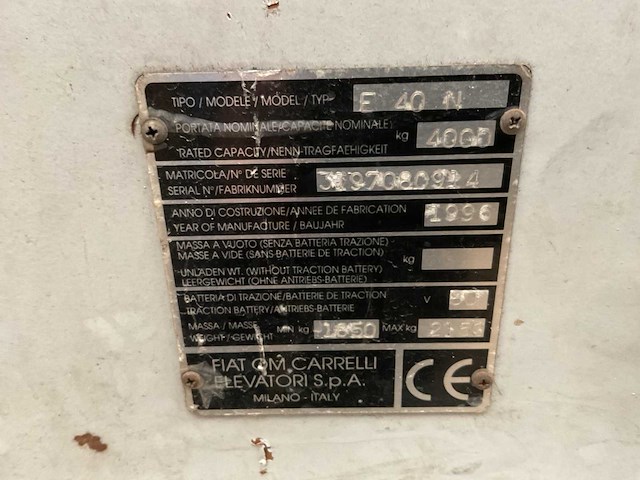 1996 om e40n vorkheftruck - afbeelding 2 van  13