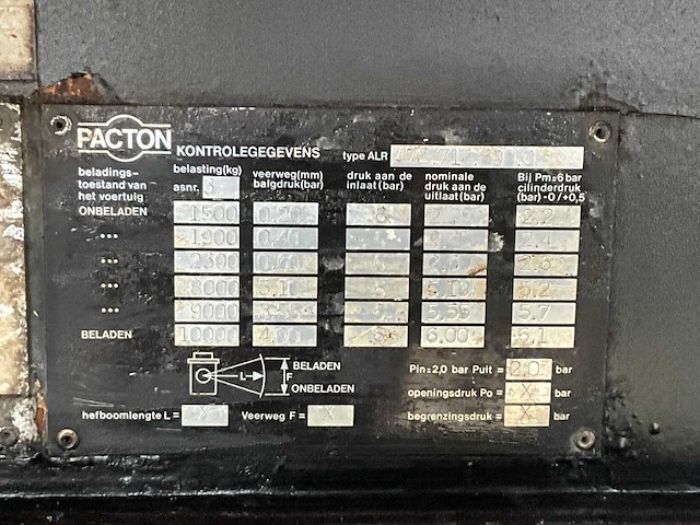 1996 pacton ths232 oplegger - afbeelding 14 van  21