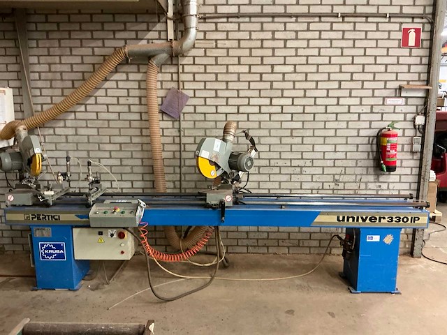 1996 pertici univer 330ip dubbele verstekzaagmachine - afbeelding 9 van  16