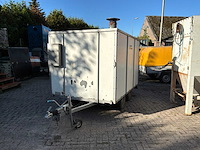1996 pijnappel pta 1500 stoomreiniger in aanhangwagen