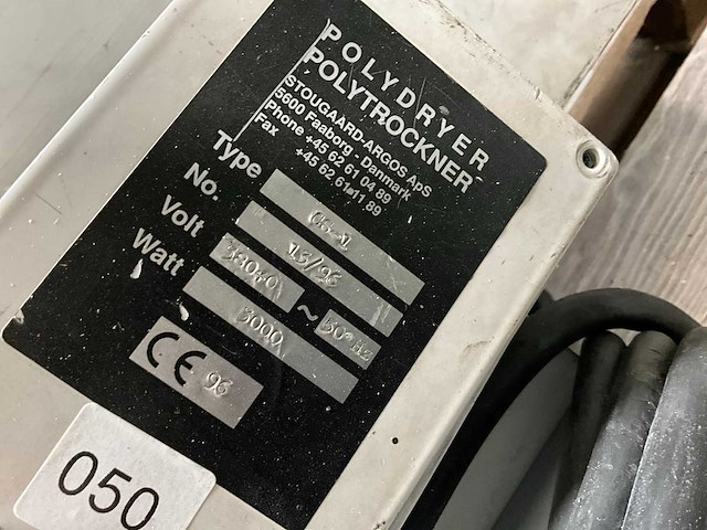 1996 polydryer cs-1 granulaat droger / hopper - afbeelding 1 van  1