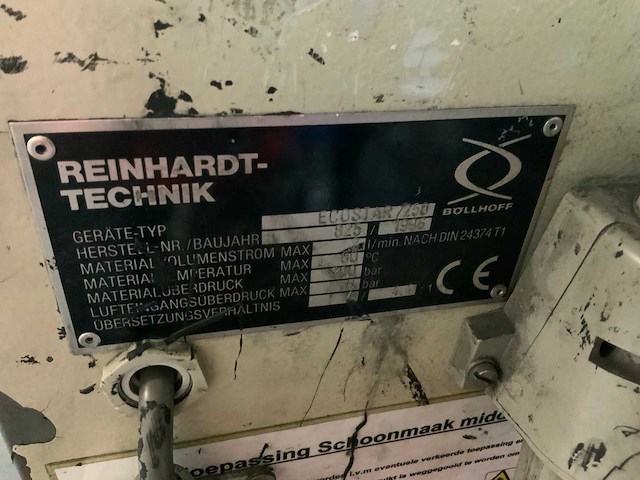 1996 reinhardt-technik ecostar 250 kitmachine - afbeelding 9 van  9