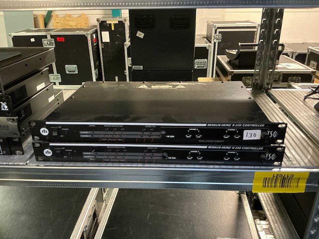 1996 renkus- heinz x220 speaker controller (2x) - afbeelding 1 van  4