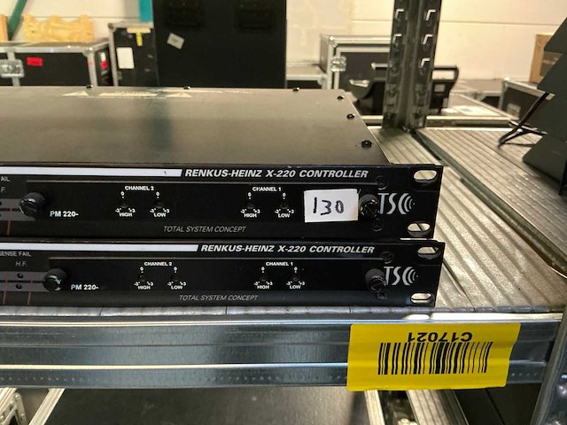 1996 renkus- heinz x220 speaker controller (2x) - afbeelding 2 van  4