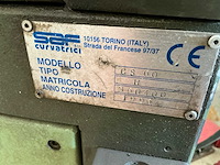 1996 saf curvatrici cs 60 h hydraulische profielwals - afbeelding 8 van  18