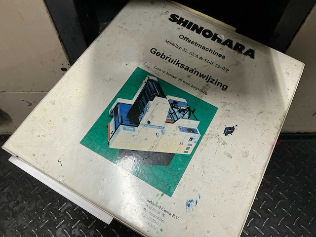 1996 shinohara 52-2 kleuren offsetpers - afbeelding 4 van  30