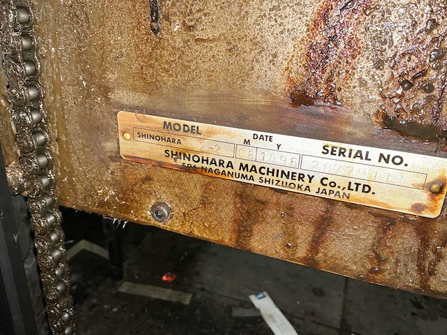 1996 shinohara 52-2 kleuren offsetpers - afbeelding 13 van  30