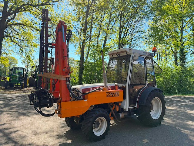 1996 steyr 8075 as vierwielaangedreven landbouwtractor - afbeelding 1 van  14