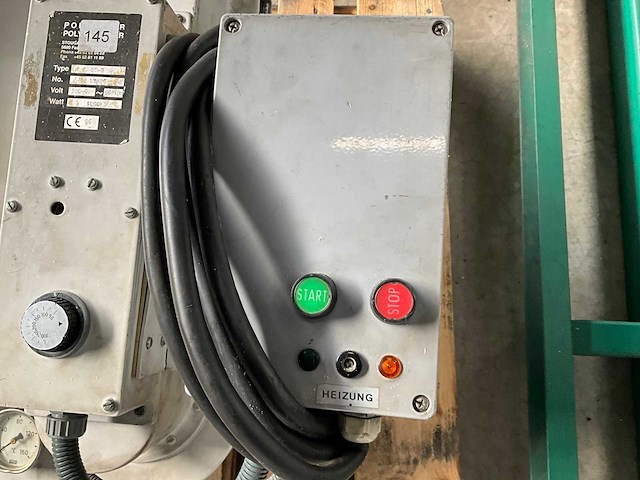 1996 stougaard argos cs-1 granulaat droger / hopper - afbeelding 4 van  7