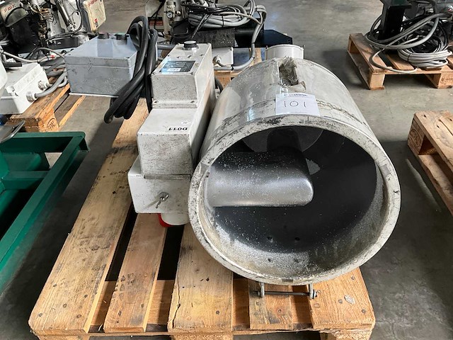 1996 stougaard argos cs-1 granulaat droger / hopper - afbeelding 5 van  7