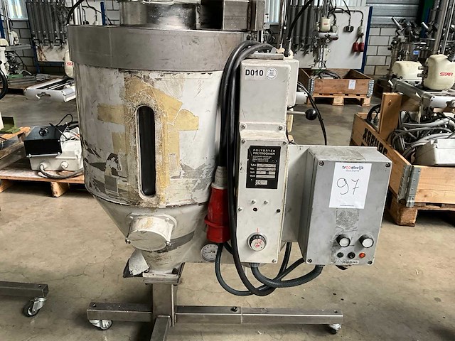 1996 stougaard argos cs-1 granulaat droger / hopper - afbeelding 3 van  7