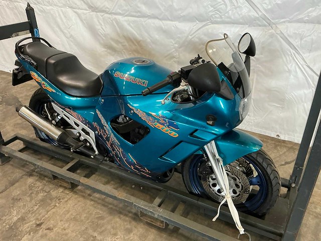 1996 suzuki tour gsxf 600 motorfiets - afbeelding 1 van  7